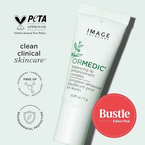 IMAGE Skincare, ORMEDIC pH Balancing Lip Enhancement Complex, Deep Hydration Lip Plumper Peptides for Fuller Lips