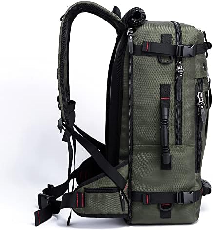 Kiepoar Hiking Backpack 40L Travel Backpack Waterproof for Outdoor Sports Travel 3 in 1 Backpack Shoulder Bag Crossbody and Handbag Large Sports Bag Anti-theft with Shoe Compartment