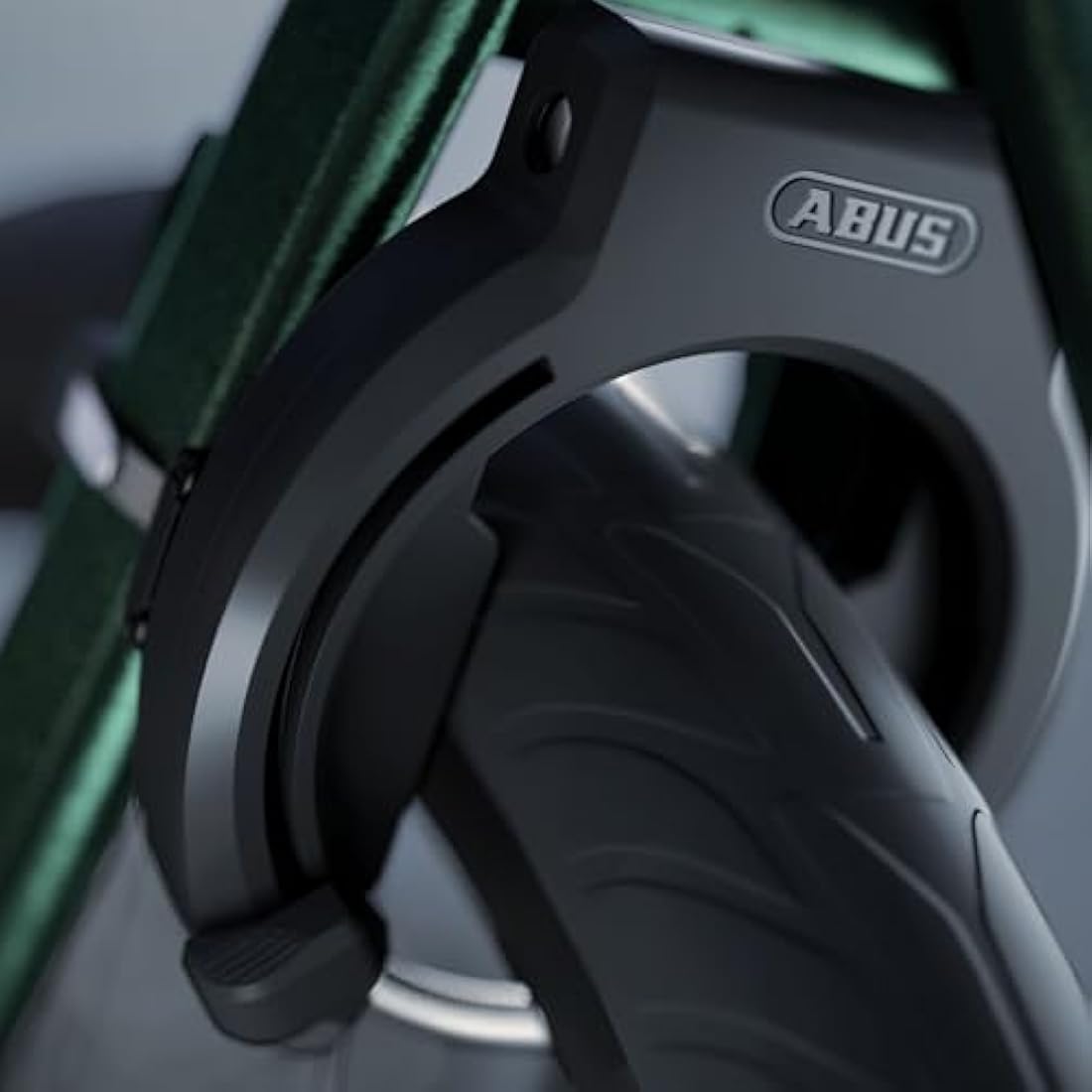 ABUS frame lock 6950M XPlus™ Granit™ - for all common bicycle frames - universally adjustable - immobiliser for bicycles - variant NR + 6KS/130 + ST 5950 with chain and saddlebag