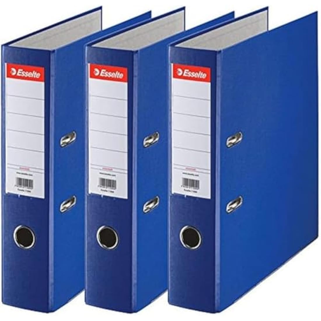 Esselte A4 Lever Arch Files, Blue, 3 File Folders, 624291, Dos 75mm