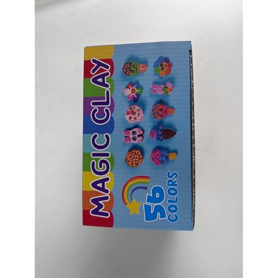 Air Dry Clay 56 Colours, Modelling Clay for Kids, DIY Molding Magic Clay for with Tools, Soft & Ultra Light, Toys Gifts for Age 3 4 5 6 7 8+ Years Old Boys Girls Kids
