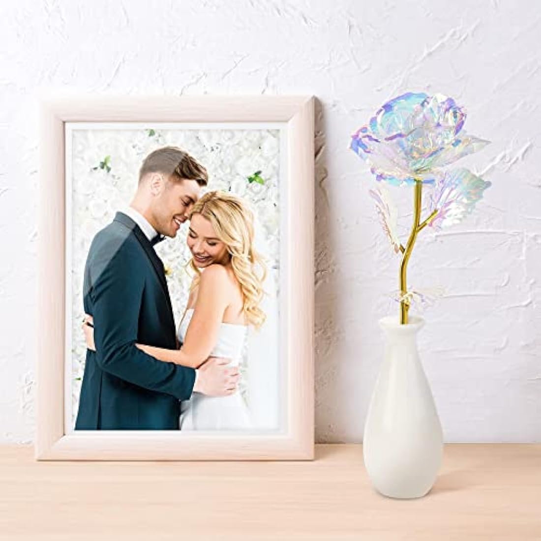 24k Golden Rose Birthday Gifts for Mother Women Her Girlfriend Wife, Galaxy Rose Flower Gifts for Mothers Day Christmas Women's Day Valentines Day Anniversary