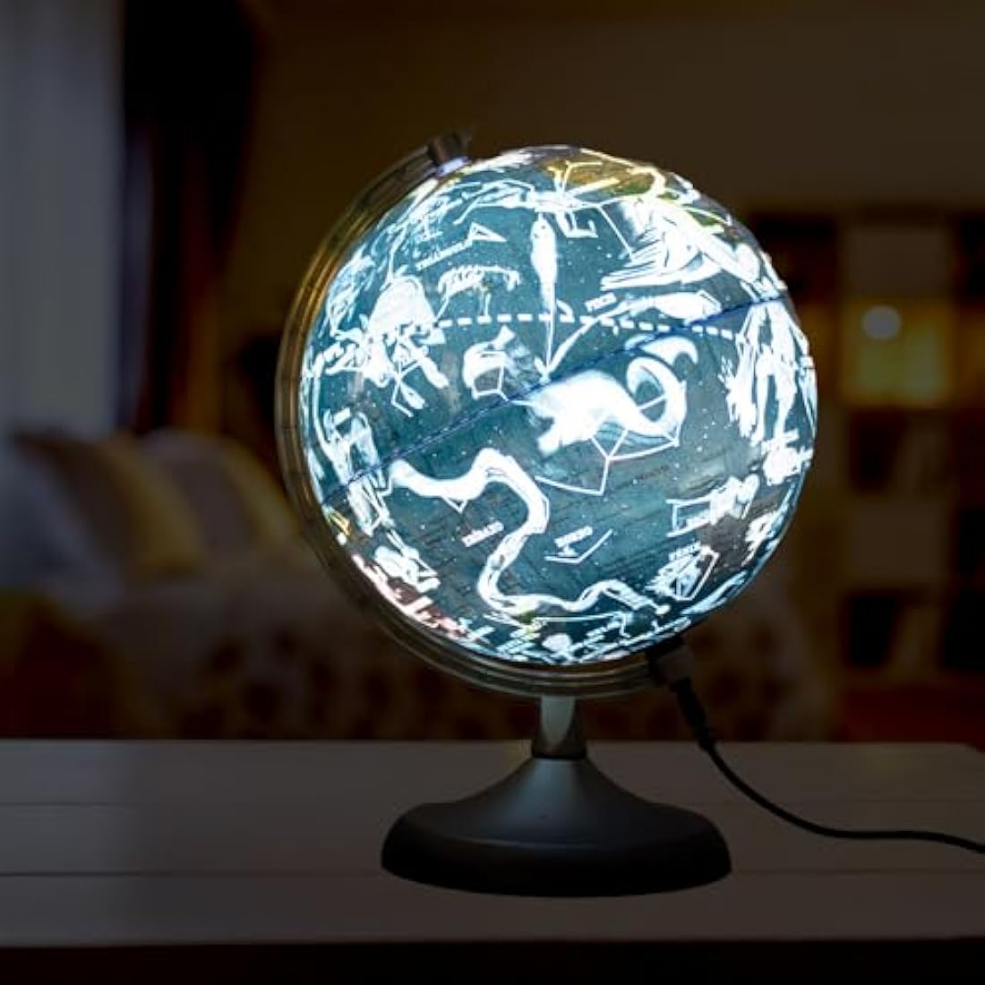 BIG MINDS - Interactive Globe In Spanish | Globe Lamp Night & Day Modes | Globe For Kids | Globes Of Earth LEDLight | World Globe For Kids 8 Years Old And Above Interactive