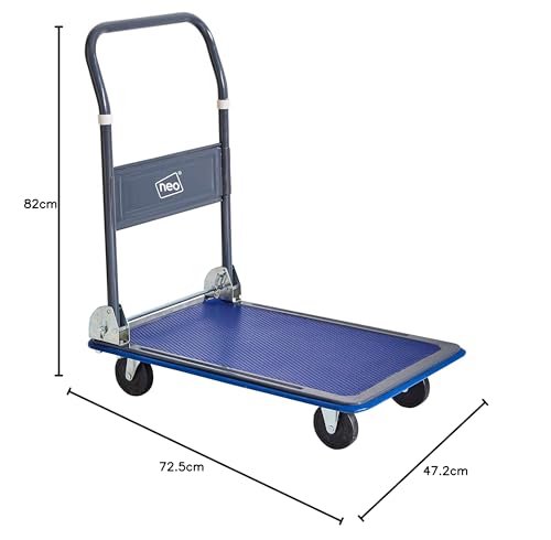 Neo Heavy Duty Aluminium Folding Sack Platform Trolley Hand Truck Barrow Wheels (150 kg)