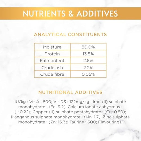 GOURMET Gold Succulent Delights Wet Cat Food 8x85g, Pack of 6