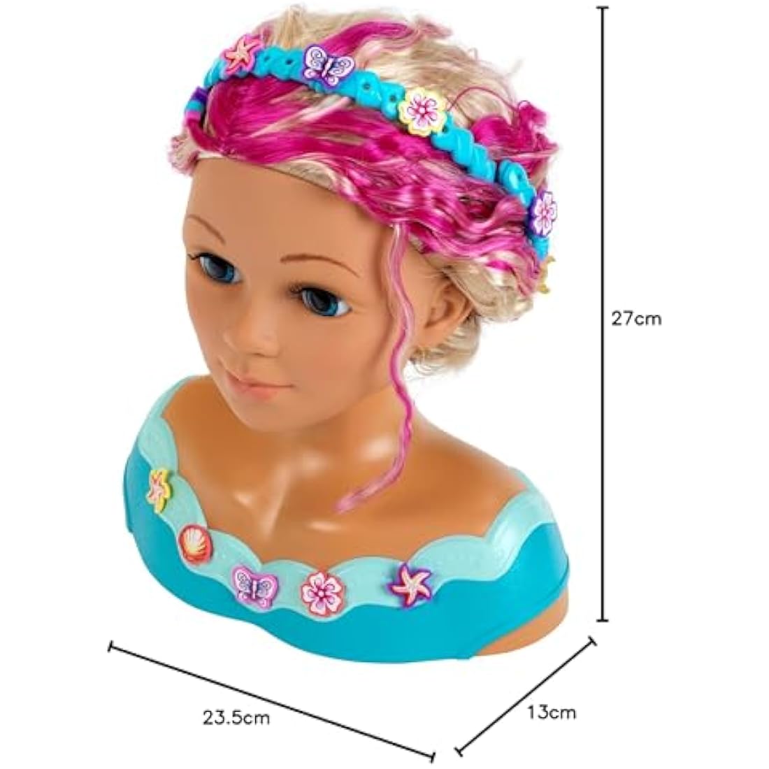 Theo Klein 5398 Princess Coralie Make up and hairstyling head Mariella