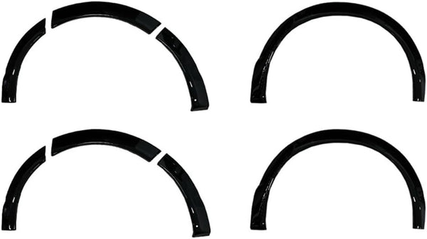 Oneway Set Wheel Arch Trims compatible with Volkswagen Transporter T6 2015-2019 (Short wheel base) - Gloss black