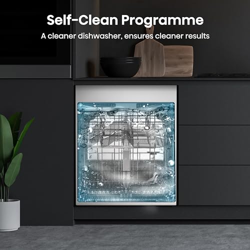 Hisense HS622E90WUK Freestanding Standard Dishwasher 85cm High - E Rated, White, 24 x 23 x 33 inches (L x W x H) [Energy Class E]