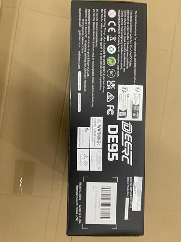 DEERC Fast Brushless RC Shark Boat for Adults, 30+MPH 3S High Speed Remote Control Speed Boat with LED Lights, Summer Toy Gift for Kids