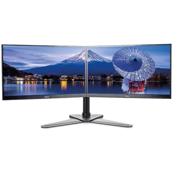 iiyama DS1002D-B1 Dual Screen Desktop Stand - Black