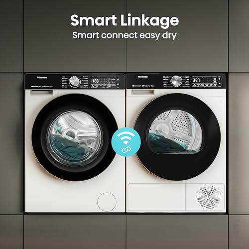 Hisense 3 Series WFQA9014EVJM Freestanding 9 KG Front Load Washing Durable Inverter Machine Steam Wash Quick Wash 15 Washing Programs 1400 RPM White- Energy Rating A