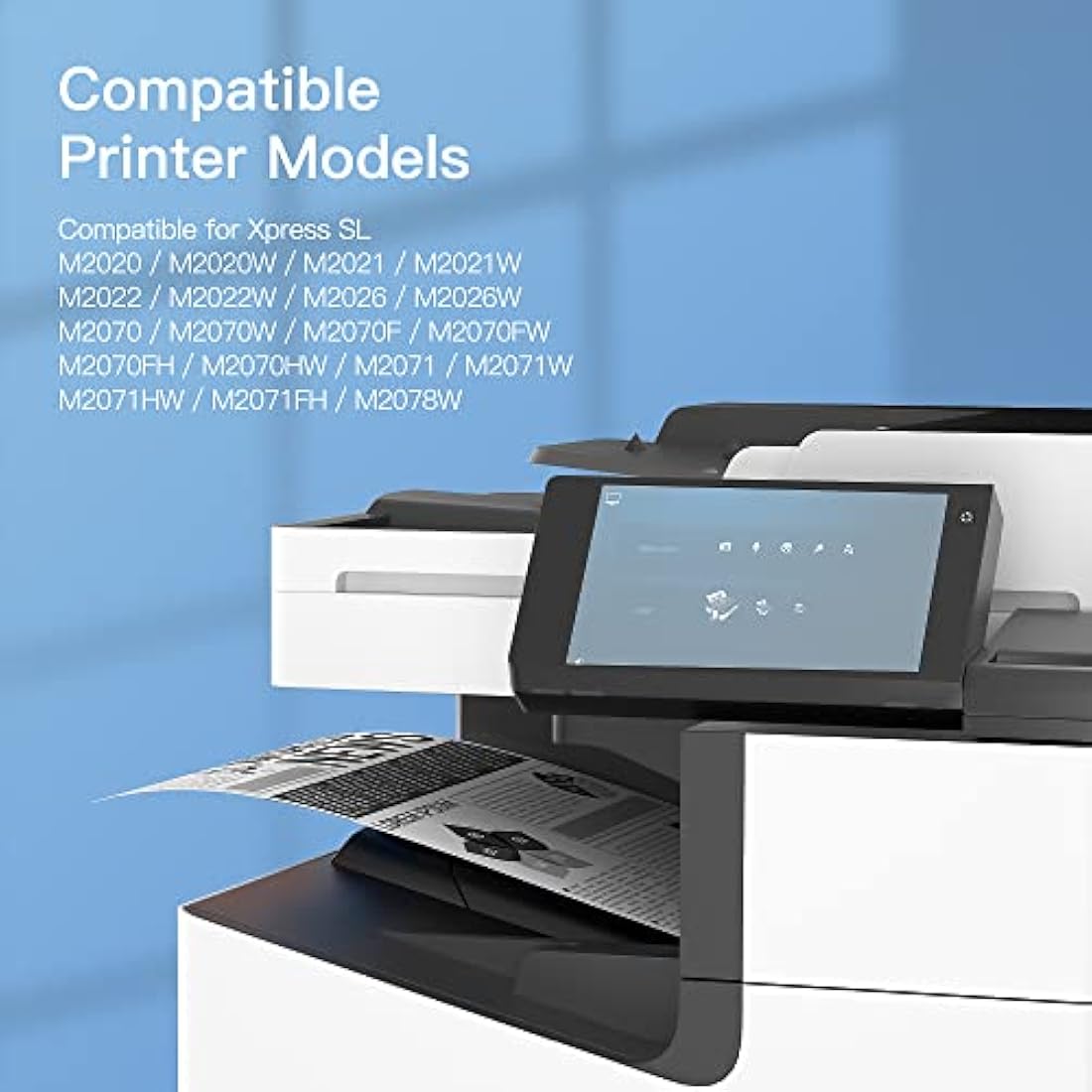 GPC Image D111L D111S Compatible Toner Cartridges Replacement for Samsung MLT-D111S MLTD111S for Xpress M2026 M2026W M2020 M2020W M2022 M2022W M2021 M2021W M2078W M2070 M2070W M2070FW (Black, 4-Pack)