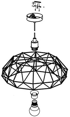 EGLO 49487 E27 Black Pendant Lamp Carlton 2
