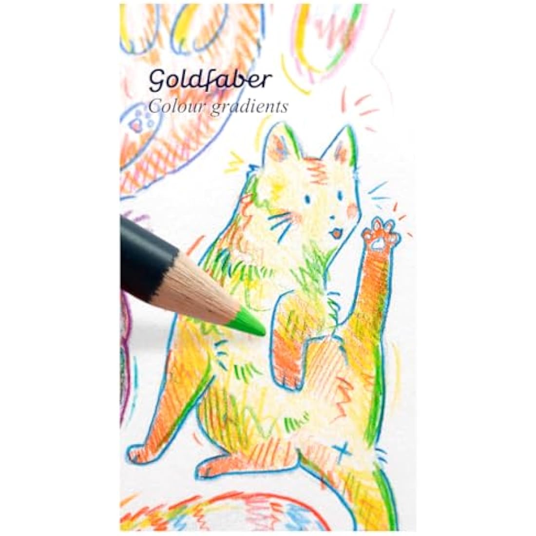 Faber-Castell Creative Studio Goldfaber Colour Pencil, Multicoloured (Multicoloured) Tin Of 48 Pencils, For Art, Craft, Drawing, Sketching, Home, School, University, Colouring