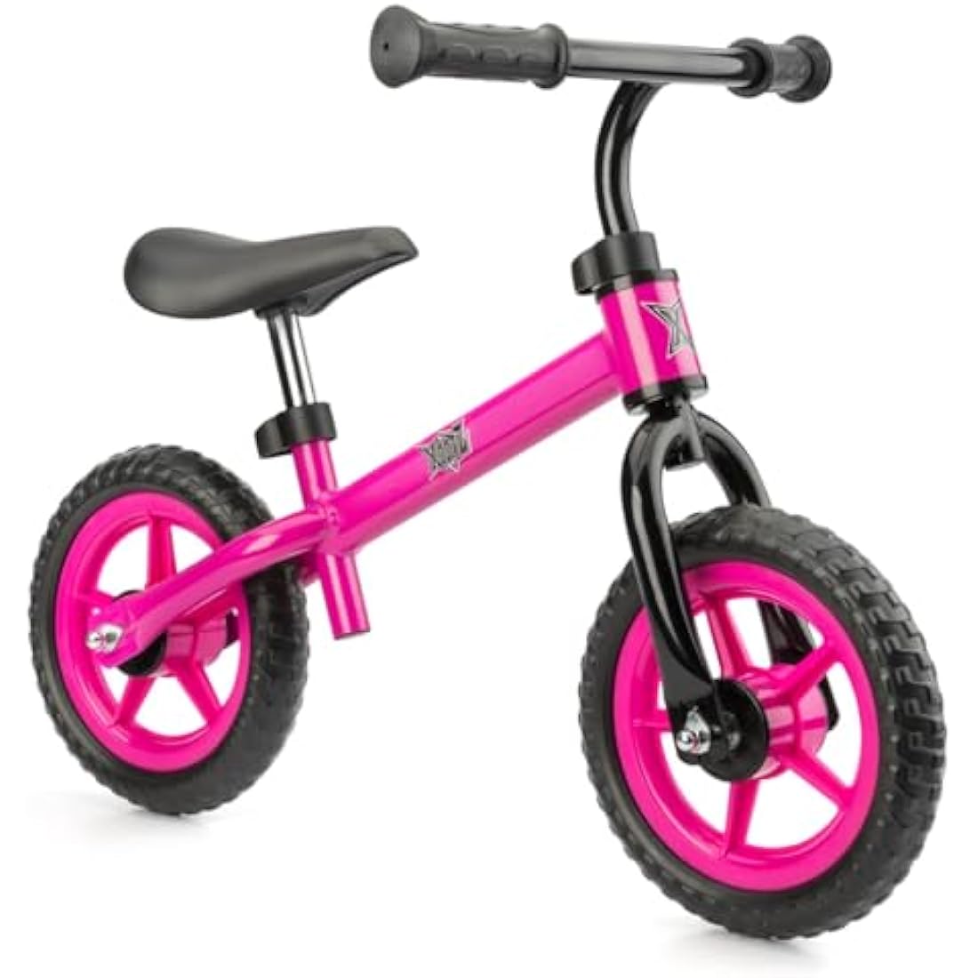 Xootz Balance Bike for Toddlers And Kids, Training Bicycle with Adjustable Seat And No Pedals, Pink