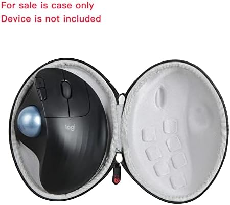 Hermitshell Hard Travel Case for Logitech Ergo M575 Wireless Trackball Mouse, Black, Casual