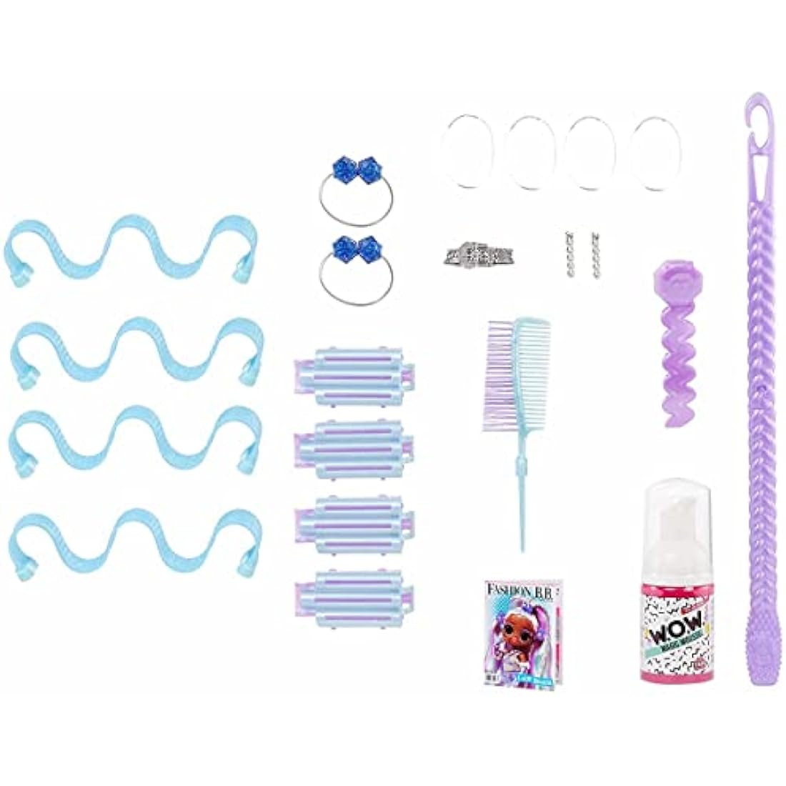 LOL Surprise OMG Fashion Show Hair Edition Dolls - LADY BRAIDS - 10"/25cm Doll with Multiple Hairstyles - Includes Outfit, Styling Tools, Magic Mousse, & More - Collectable - For Kids Ages 4+