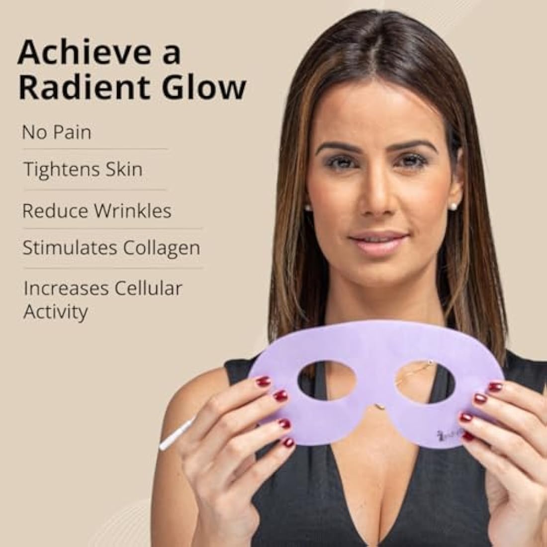 7E Myolift™ Conductive Eye Mask/Eye Massager Attachment | Anti-Aging Eye Massager Mask For Myolift™ Device | Fine Lines & Crows Feet Eye Treatment