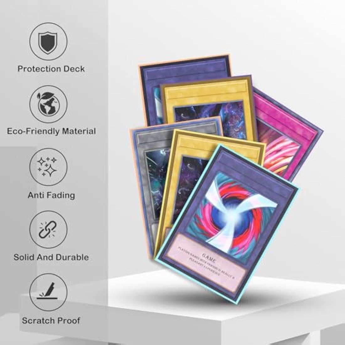 1000 Counts Yugi oh Soft Card Sleeves, FOTEEMO Sleeves for Trading Cards Japanese Small Card Slee-VES Yugioo Sleeve Protect Your Japanese Sized Card Protector Sleeves (62 * 89mm)