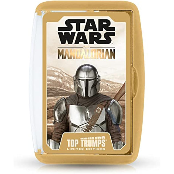 Top Trumps Star Wars The Mandalorian Limited Editions Card Game, play with Greef Karga, Moff Gideon, Boba Fett, Koska Reeves, and Grogu himself, gift and toy for boys and girls aged 6 plus