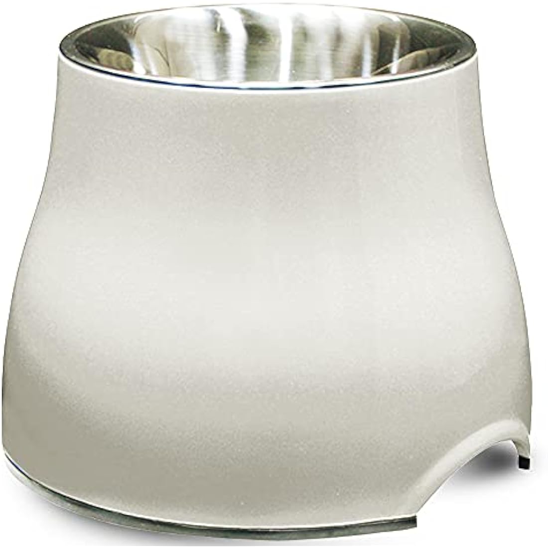 Dogit 2-in-1 Elevated Dish/Bowl, White/Cream, 900 ml Capacity