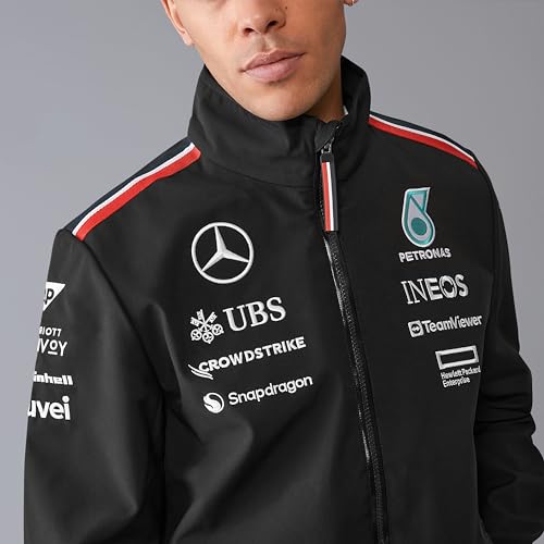 Mercedes AMG Petronas F1 Men's 2024 Team Softshell Jacket