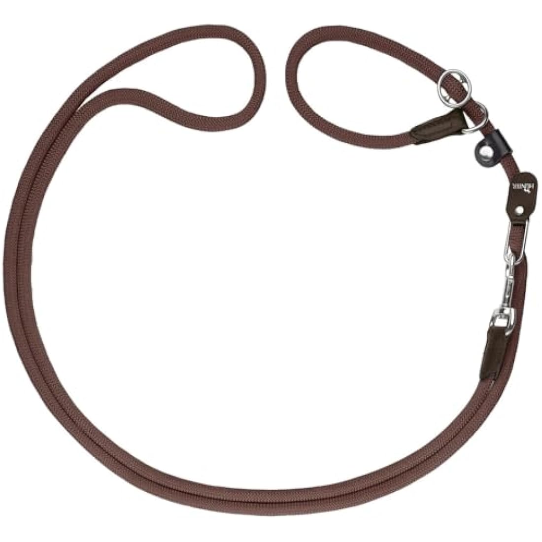 Hunter Freestyle Retriever Leash, 10 mm Diameter x 260 cm Length, Brown