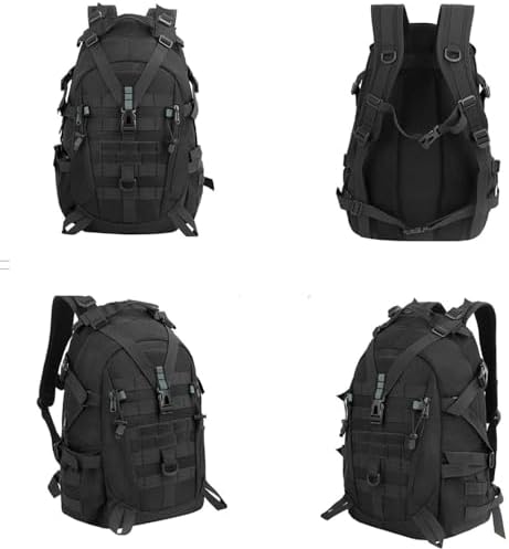 aiGear 25L Military Tactical Backpack | Lightweight Backpack Hiking Daypack | Rucksack with Molle System | for Outdoor Sports Trekking Hiking Travel Camping