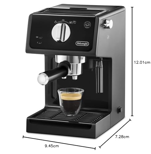 De'Longhi ECP35.31Traditional Barista Pump Espresso Machine, Coffee and Cappuccino Maker, Black