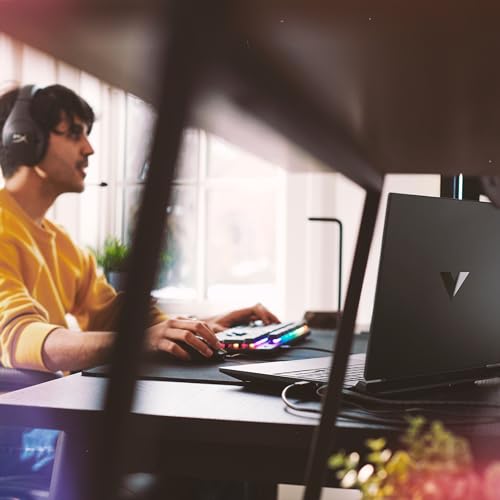 HP Victus 15.6" Gaming Laptop, AMD Ryzen 5-8645HS, 8 GB RAM, 512 GB SSD, NVIDIA GeForce RTX 2050 Graphics, FHD IPS Display, Up to 6 hrs 15 battery, Win 11, Mica Silver, 15-fb2002sa