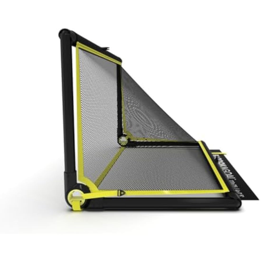 BazookaGoal Original Solid Frame Pop Up Goal - Folding Mini Soccer Goal for Kids and Adults - Portable Goal Post - Easy to Set-up & Steady