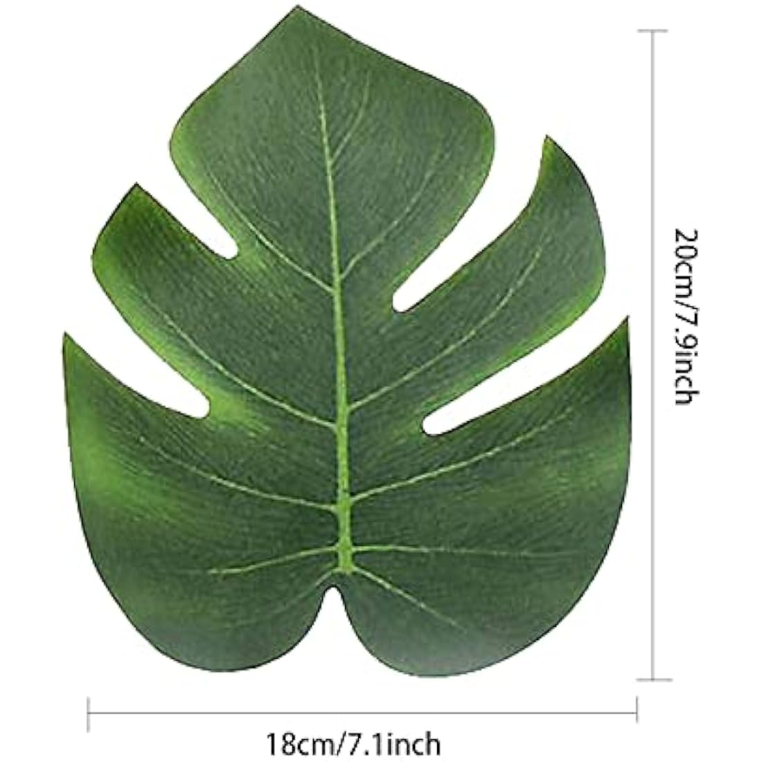 12PCS Artificial Palm Leaves Tropical Plant Leaves Tropical Leaf Jungle Leaves Decorations Faux Monstera Leaves Fake Leaves Safari Leaves For Hawaiian Luau Party Jungle Beach Theme Party Decorations