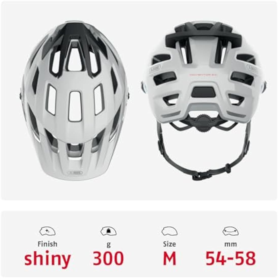 ABUS Moventor 2.0 MTB Helmet - High-Comfort Off-Road Bike Helmet - All-Mountain Helmet, Unisex