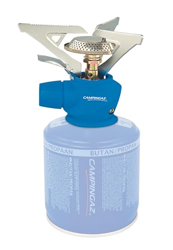 Campingaz Twister Plus Gas Stove | 1-burner camping stove for outdoor backpacking or festivals | Single burner | powerful output 2600 watts | carrybag included | runs off CV 470 gas cartridge