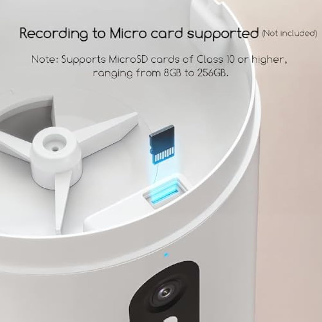 Faroro Automatic Cat Feeder with Camera, 3MP HD Video with Night Vision, 5G/2.4G WiFi Cat Feeder with APP Control, 2-Way Audio, Low Food Sensor, Motion Alerts for Cats and Dogs