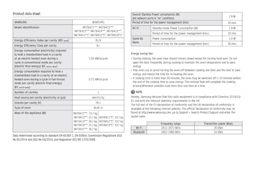 Samsung Series 4 Dual Cook Flex Smart Oven with Pyrolytic Cleaning, Colour: Stainless Steel, NV7B45305AS