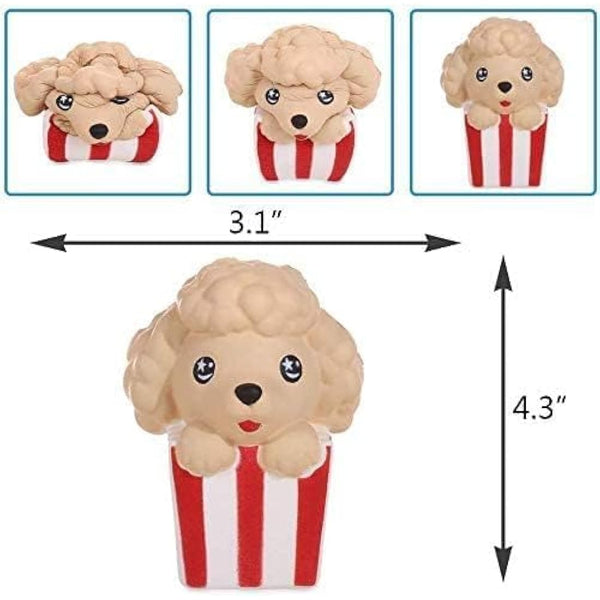 Anboor 3 Pcs Squishies Dog Cat Kawaii Scented Soft Slow Rising Animal Squishies Squeeze Stress Relief Kids Toy Prime Collection Gift
