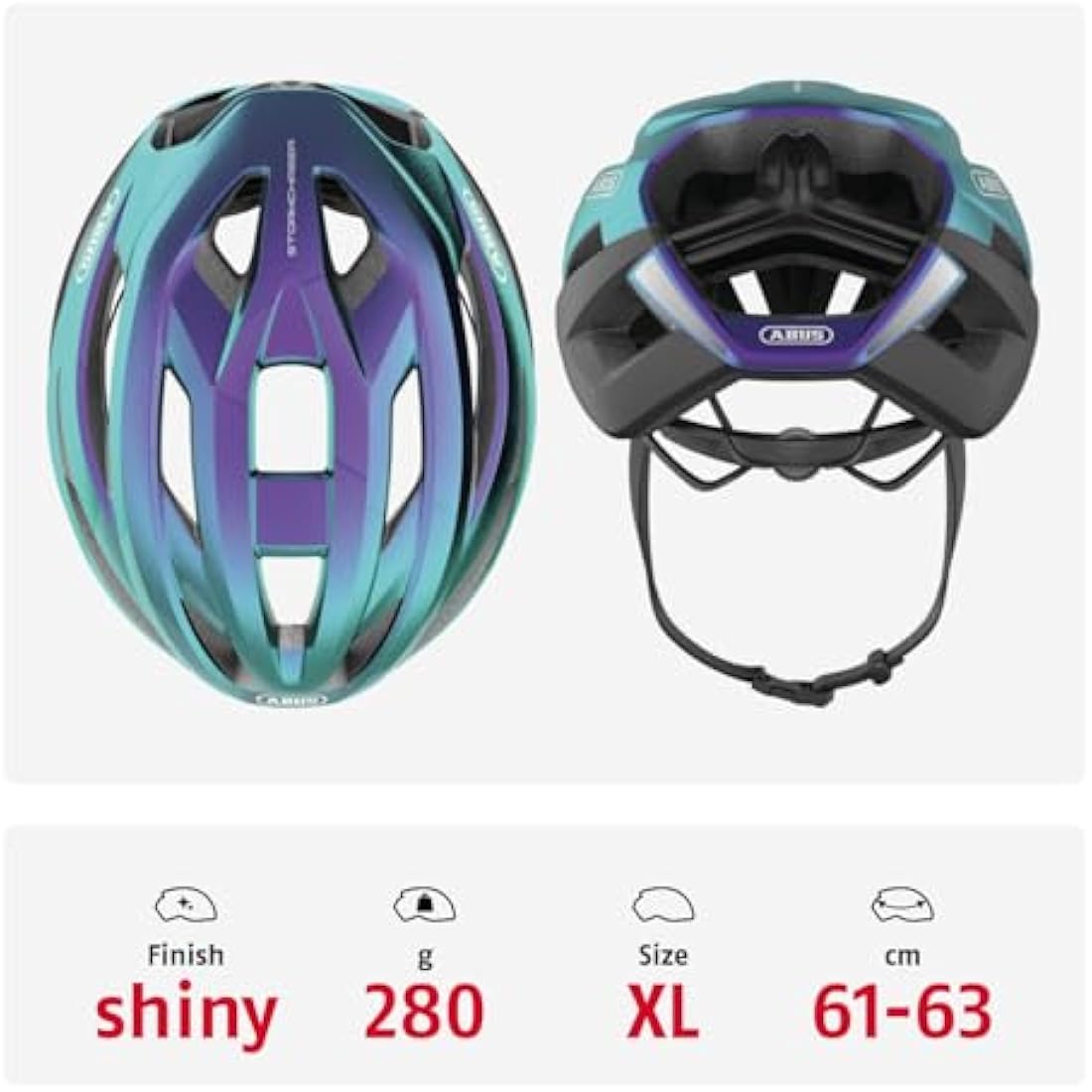ABUS StormChaser road bike helmet - Lightweight and comfortable for professional cycling for men and women