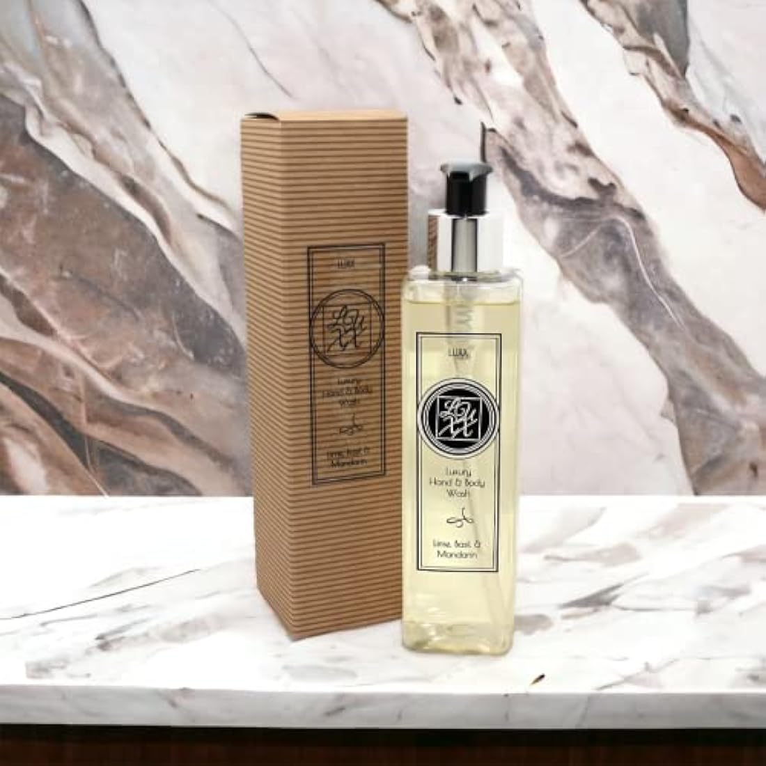 Luxx Creations - Hand Soap & Body Wash 250ml (Lime, Basil & Mandarin) - Highly Fragranced, Free from SLS, Vegan Friendly