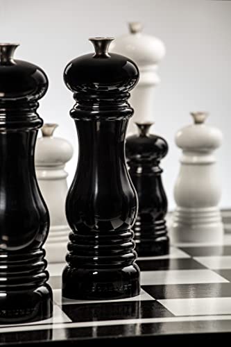 Le Creuset Classic Adjustable Pepper Mill Grinder, Chip-resistant ABS Plastic, Anti-Corrosion, 40g, 21 cm, Bamboo, 44001214080000