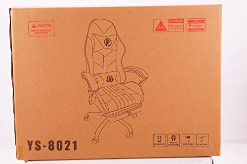 Play haha.Ergonomic reclining seat with footrest adjustable headrest and lumbar cushion high back support padded armrests PU leather finish for gaming home or office use