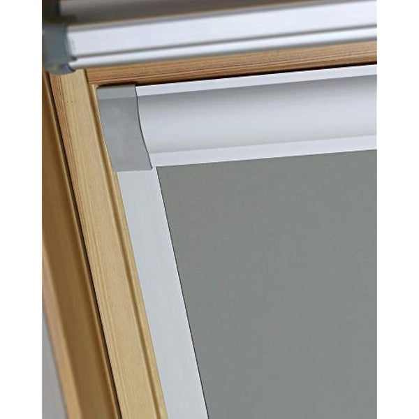 Bloc Skylight Blind for Velux Roof Windows Blockout, Pewter, C04, 73 x 37 cm