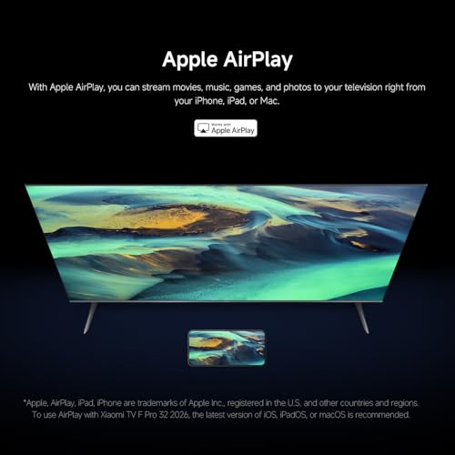 XIAOMI TV F Pro 75, 75 Inches (190 cm), 4K UHD QLED, Smart TV, Fire TV, HDR10+, Game Boost mode 120Hz, MEMC, Alexa Voice Control, 2GB+32GB, Works with Apple AirPlay