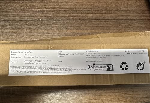 INFLATION Double Curtain Rods for Windows 76-330 cm, 2.5 cm Heavy Duty Double Window Rods - Adjustable Decorative Silver Curtain Rod for Sliding Glass