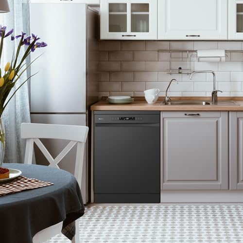 Hisense HS622E90WUK Freestanding Standard Dishwasher 85cm High - E Rated, White, 24 x 23 x 33 inches (L x W x H) [Energy Class E]