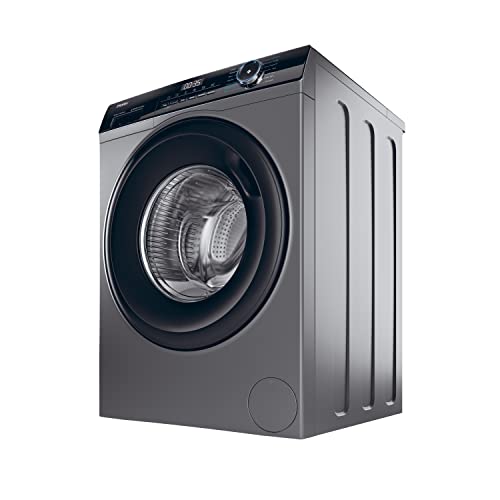 Haier HWD90-B14939S8 Freestanding Washer Dryer, 9kg/6kg Load, 1400RPM, Graphite [Energy Class D]