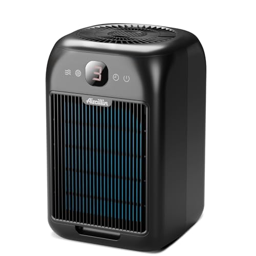 Air Purifier for Home, Portable Air Purifiers with 3-Stage HEPA Filter, Fragrance Sponges, Up to 908 Sq Ft, Sleep Mode, Double Sided Air Inlet for