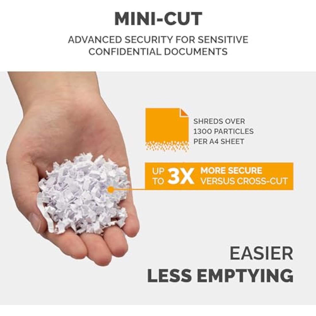 Fellowes Paper Shredder for Home Office - 90 Sheet Auto Feed, 9 Sheet Manual Feed Mini Cut - AutoMax 90M Hybrid with Sleep Mode, 17L Bin - Advanced Security P4 - Black