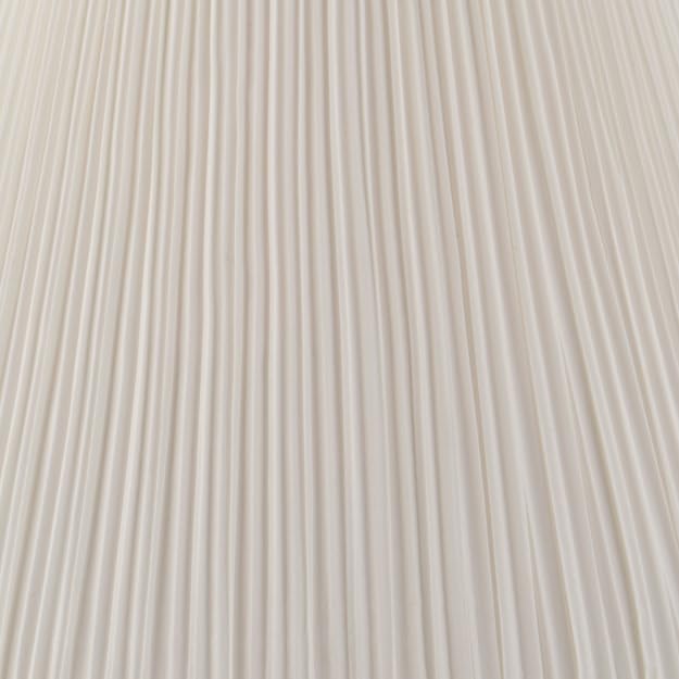 Aspen Creative 33055, Mushroom Pleated Off-White Spider Shade, 7" Top x 13" Bottom x 10" Slant