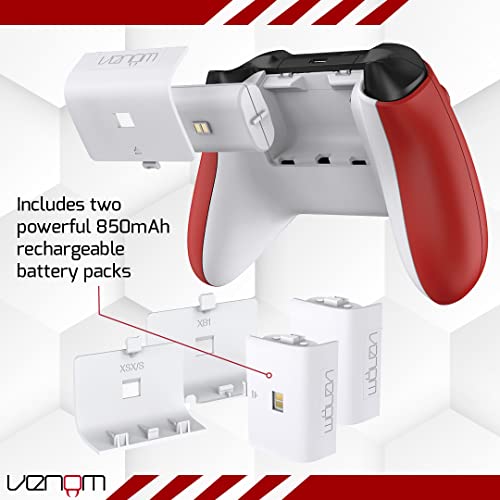 Venom Charging Dock with Rechargeable Battery Pack - Black (Xbox Series X & S/Xbox One)